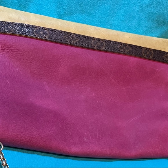 100% Leather envelope, crossbody - Picture 5 of 5
